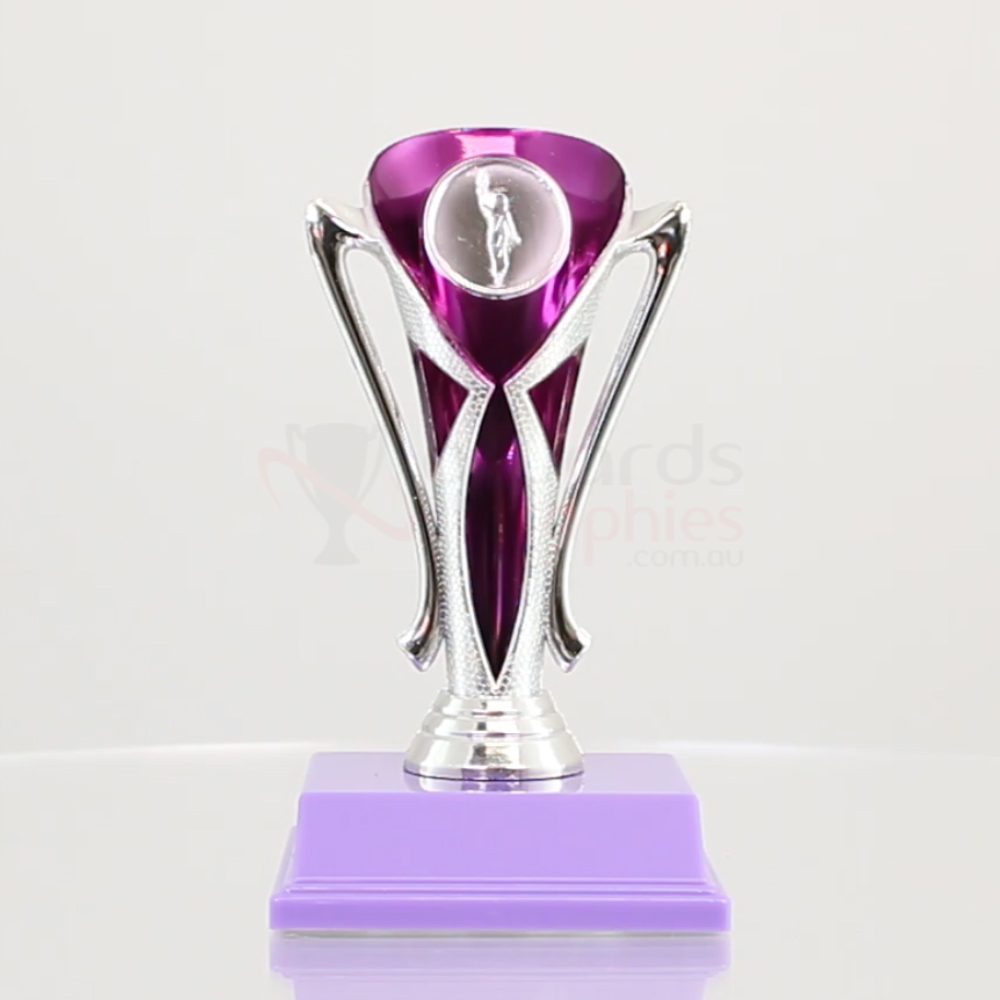 Filigree Series Cup Silver/Purple 145mm