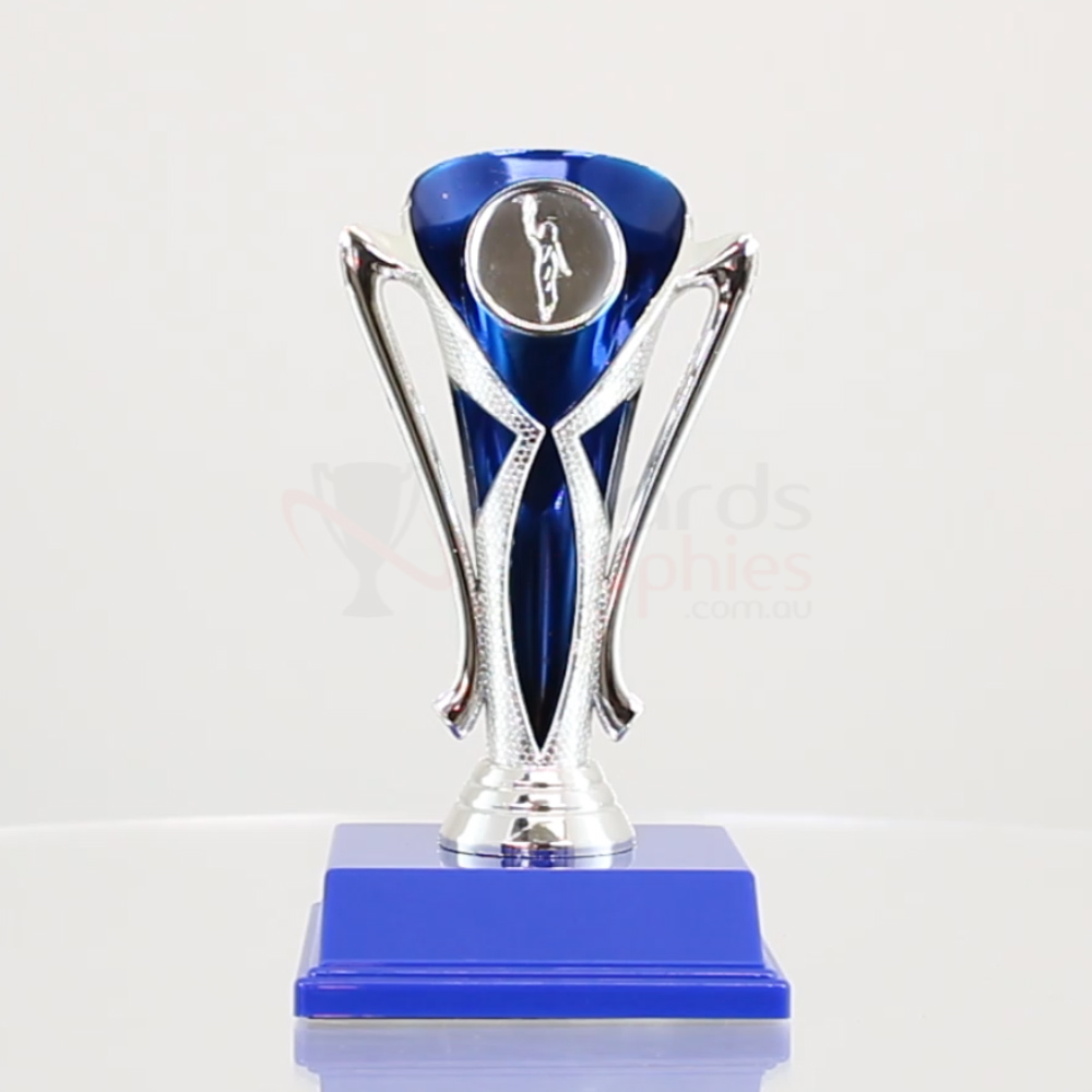 Filigree Series Cup Silver/Blue 145mm