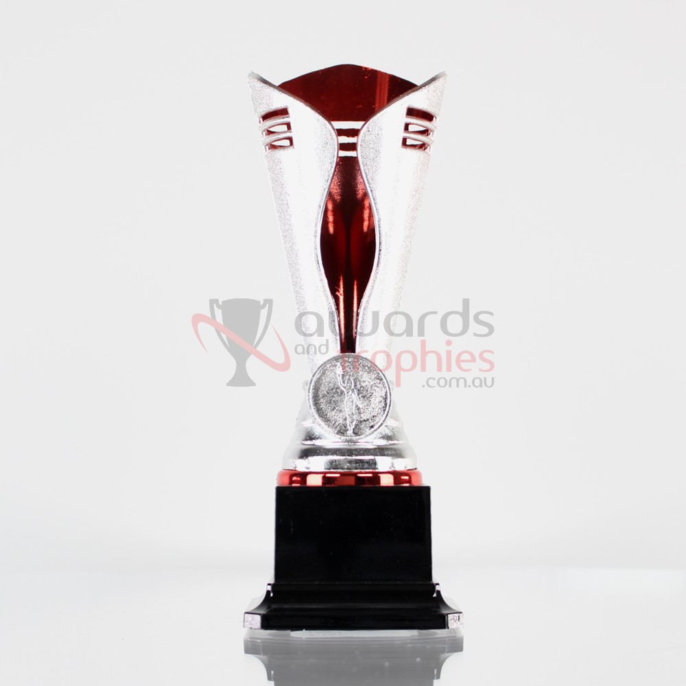 The Silver & Red Wave Cup - 195mm