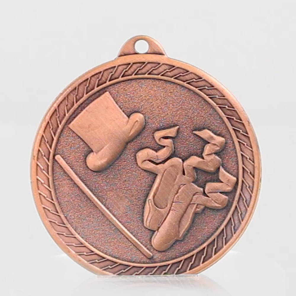 Chevron Dance Medal 50mm - Bronze