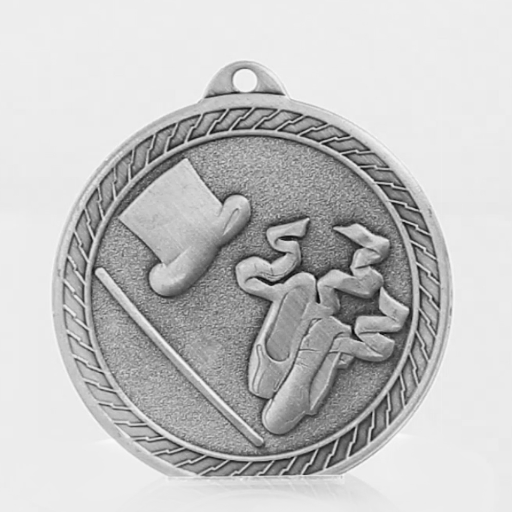 Chevron Dance Medal 50mm - Silver
