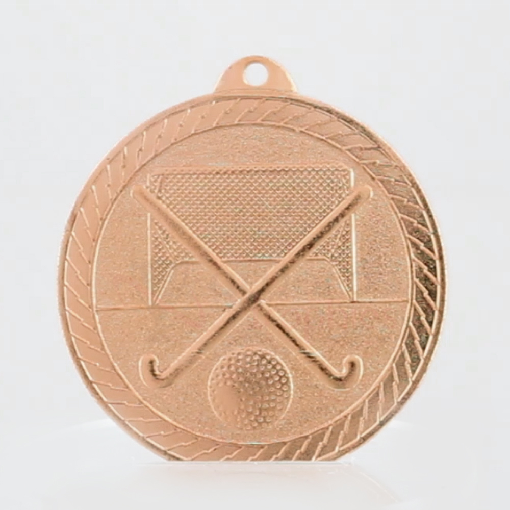 Chevron Hockey Medal 50mm - Bronze