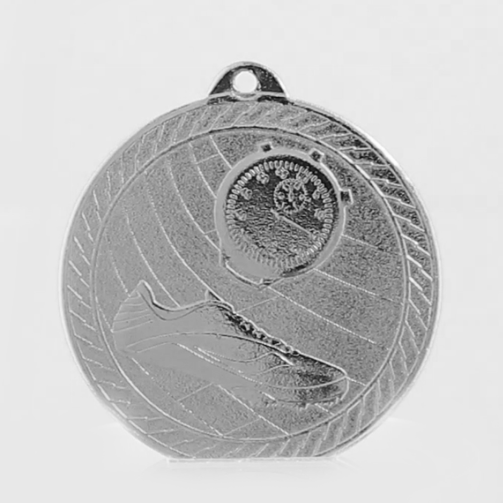 Chevron Track Medal 50mm - Silver