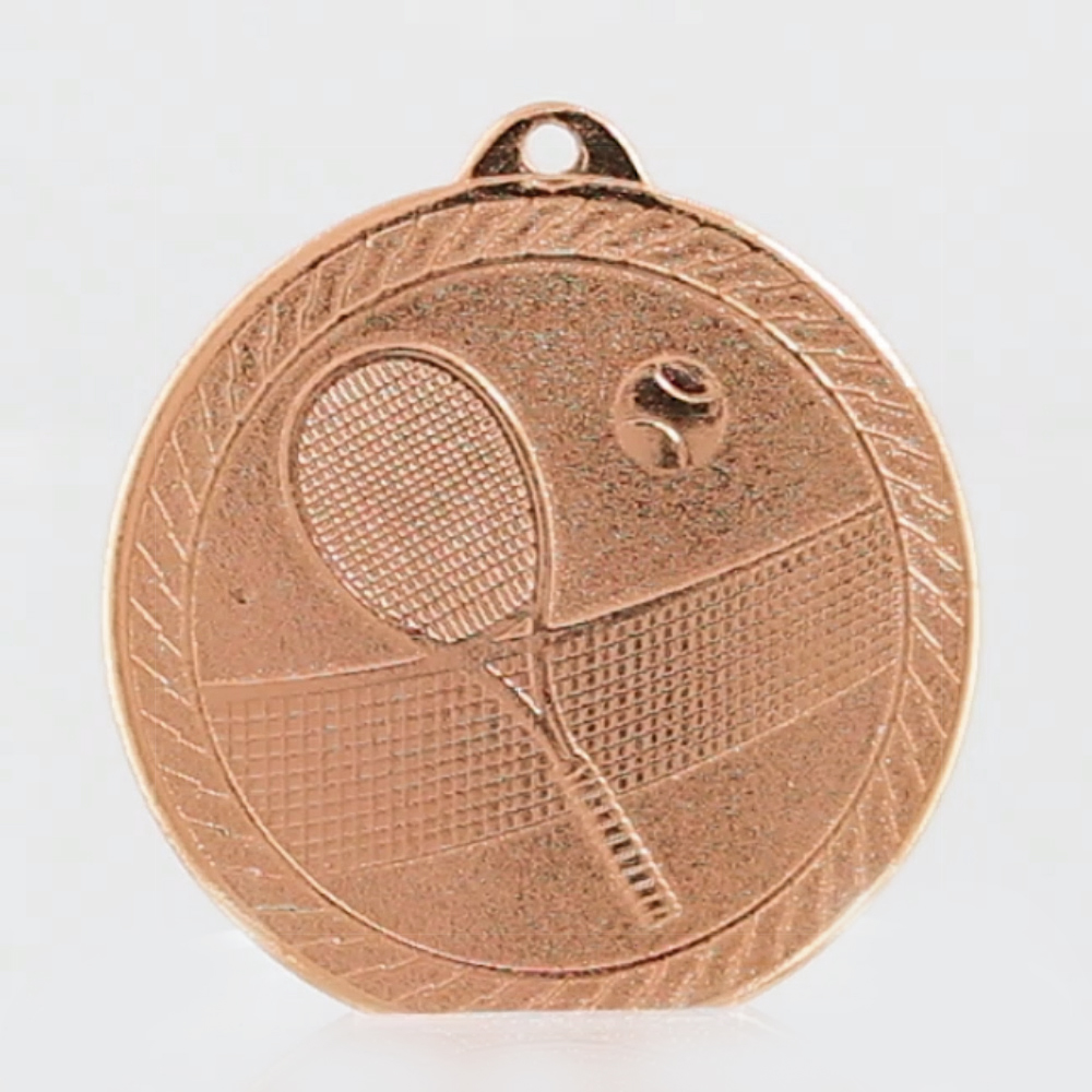 Chevron Tennis Medal 50mm - Bronze