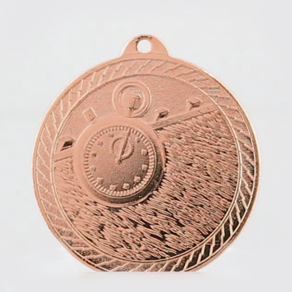 Chevron Swimming Medal 50mm - Bronze
