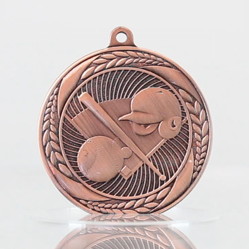 Baseball Apollo Medal 55mm Bronze
