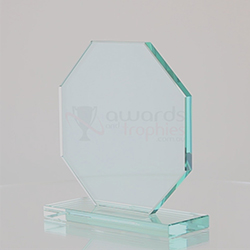 Jade Glass Octagonal Stand 115mm