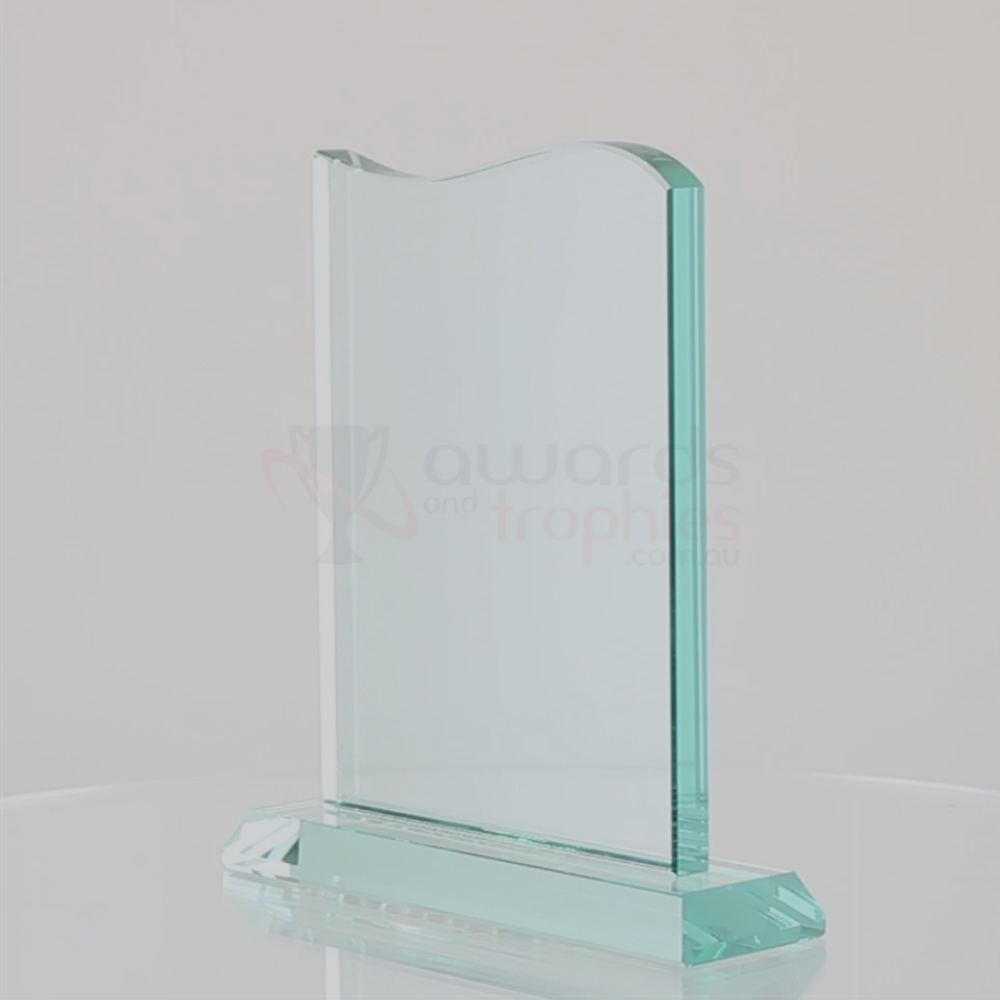 Jade Glass Top Curve 250mm