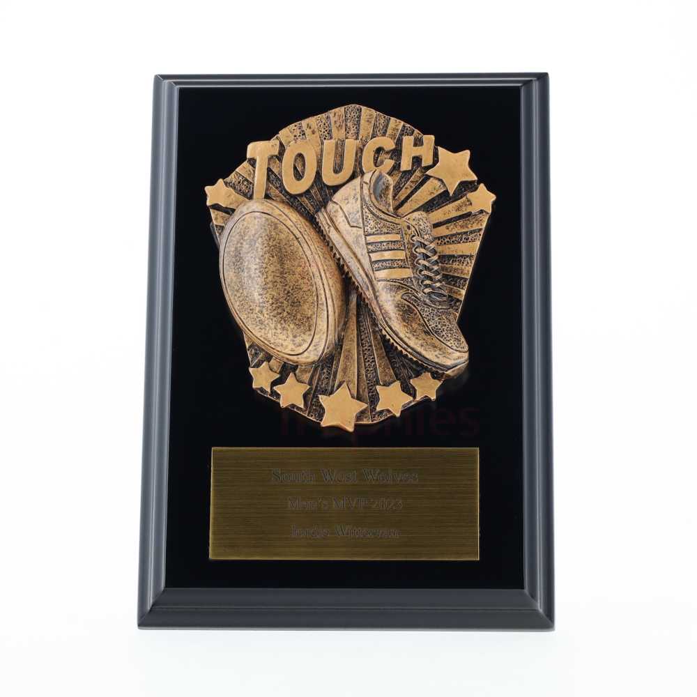 Cosmos Touch Black Plaque 150mm