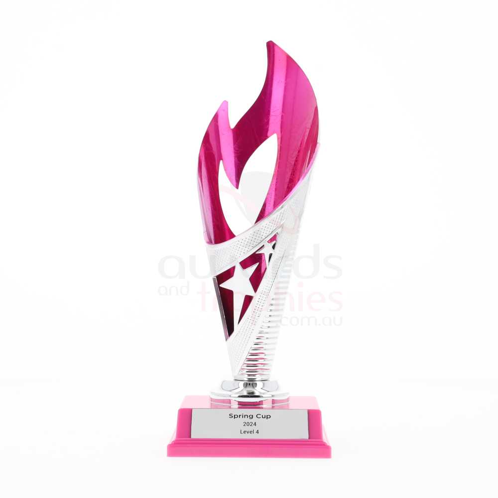 Flame Cup Pink/Silver 220mm