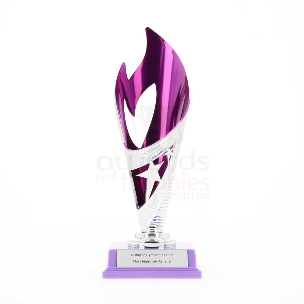 Flame Cup Purple/Silver 220mm