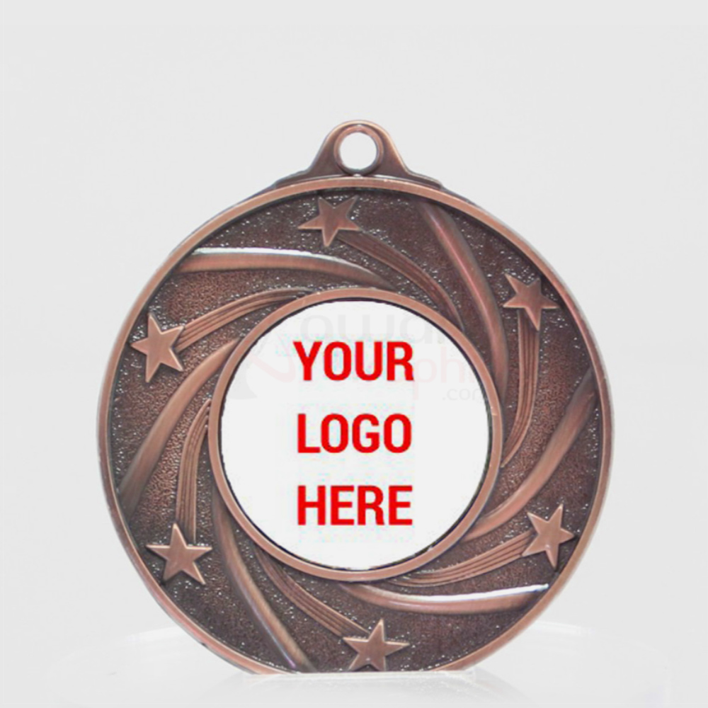 Galaxy Personalised Medal 50mm Bronze 