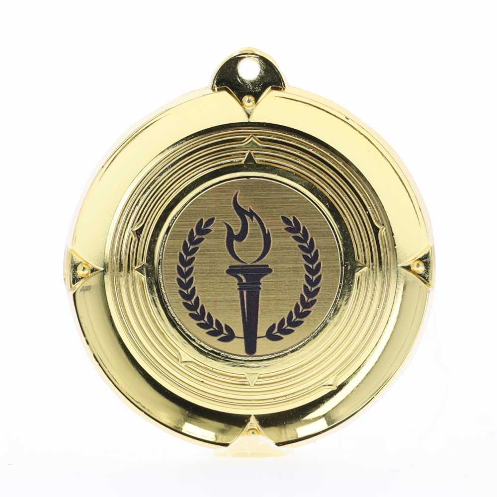 Deluxe Victory Medal 50mm Gold 