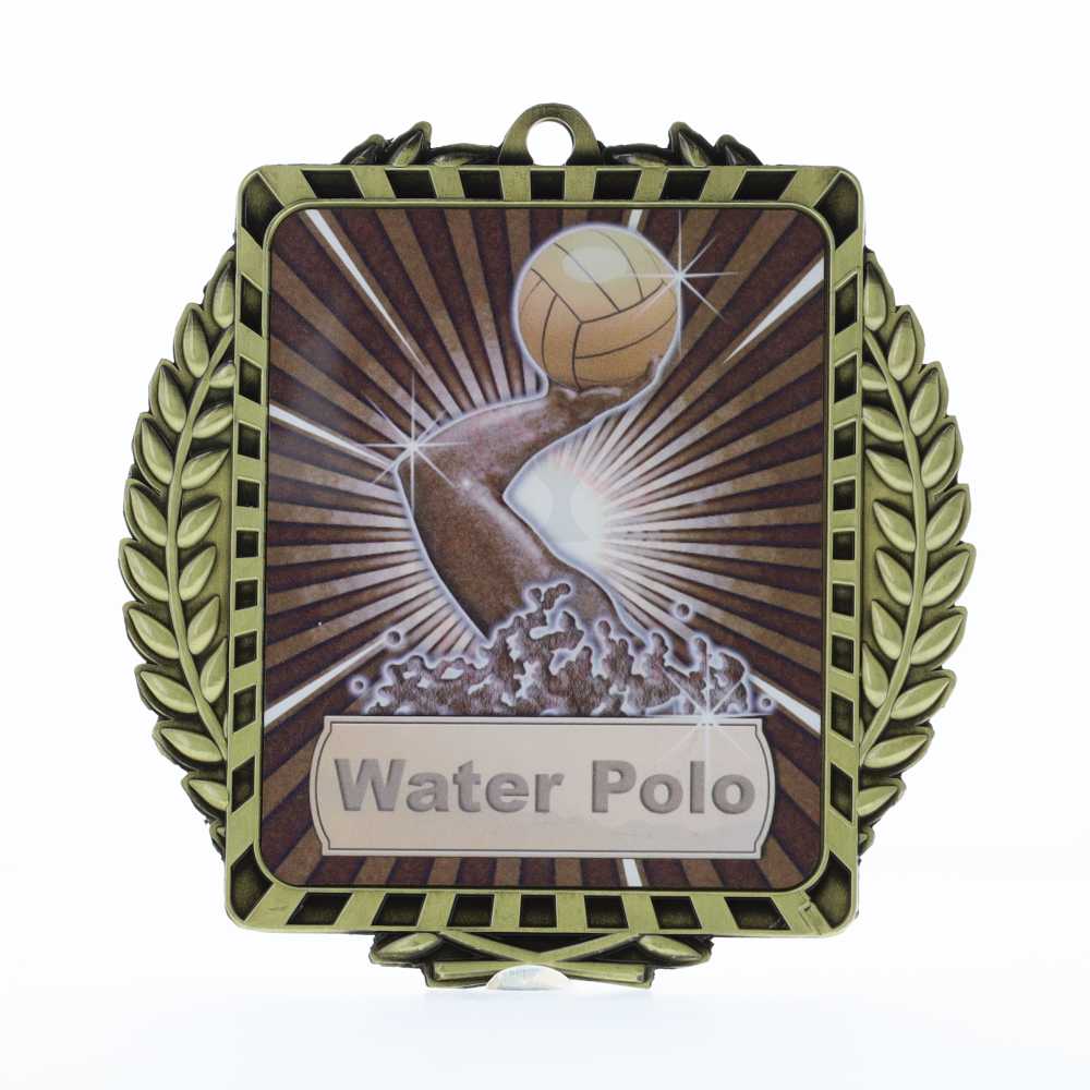 Lynx Wreath Water Polo Medal Gold