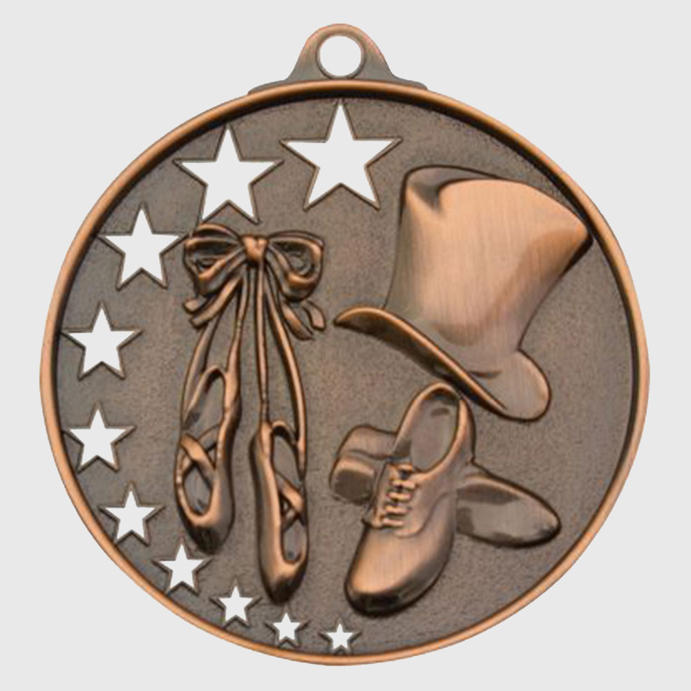 Star Dance Medal 52mm Bronze