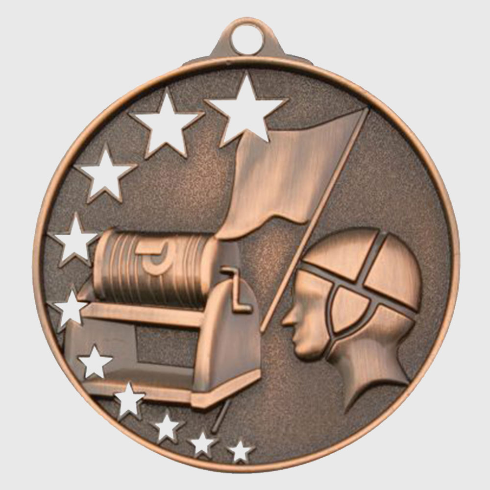 Star Life Saving Medal Gold 52mm Bronze