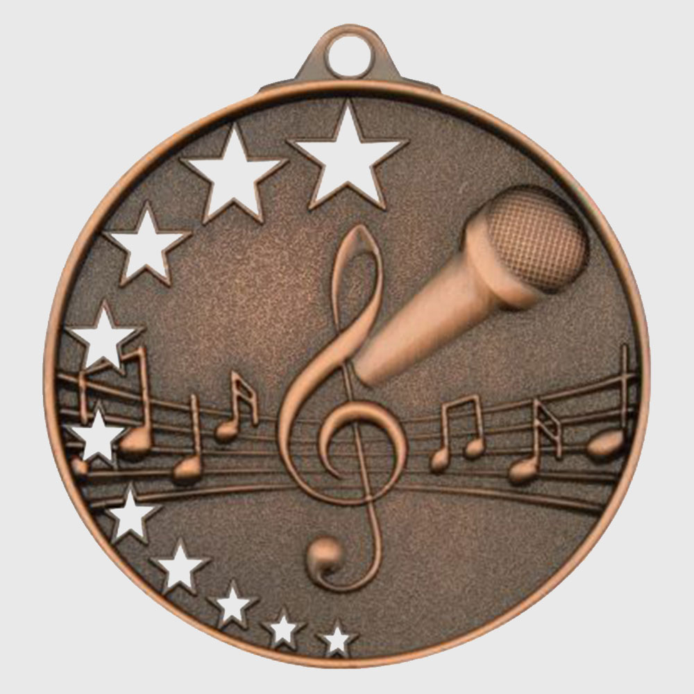 Star Music Medal 52mm Bronze