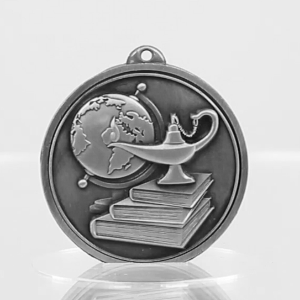 Triumph Academic Medal 50mm Silver