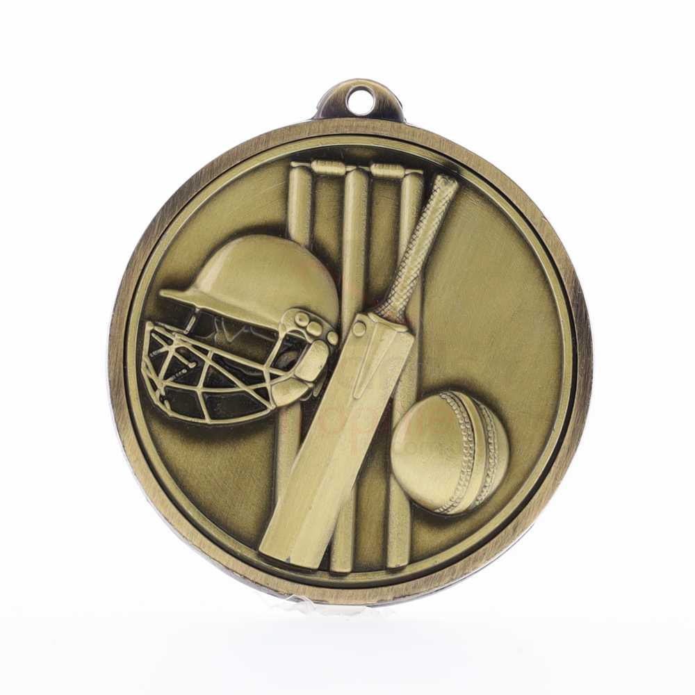 Triumph Cricket Medal 55mm Gold