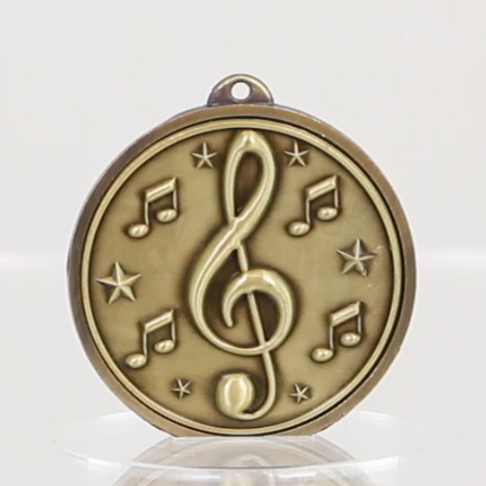 Triumph Music Medal 50mm Gold