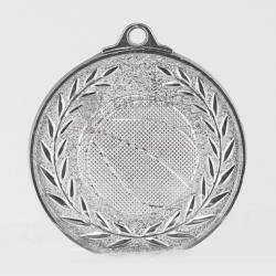 Wreath Basketball Medal 50mm Silver
