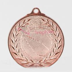 Wreath Basketball Medal 50mm Bronze