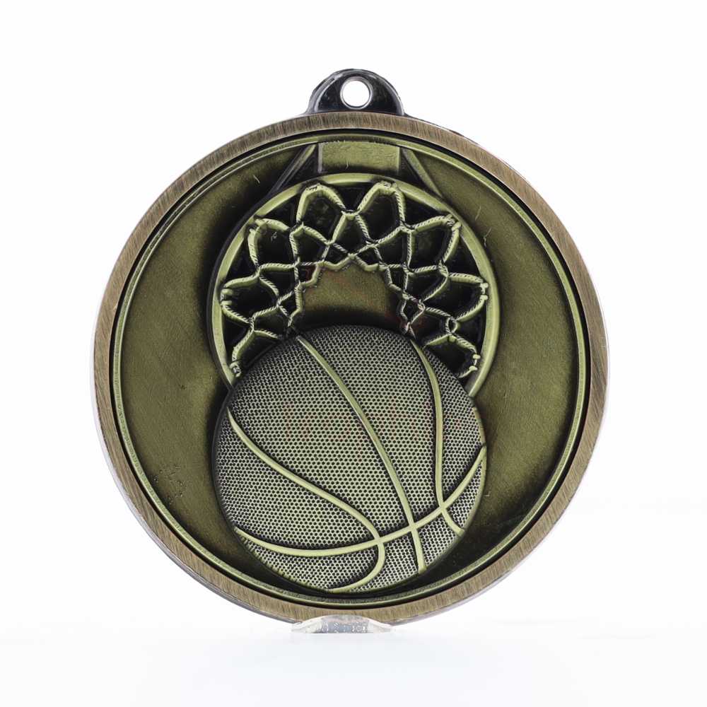 Triumph Basketball Medal 50mm Gold