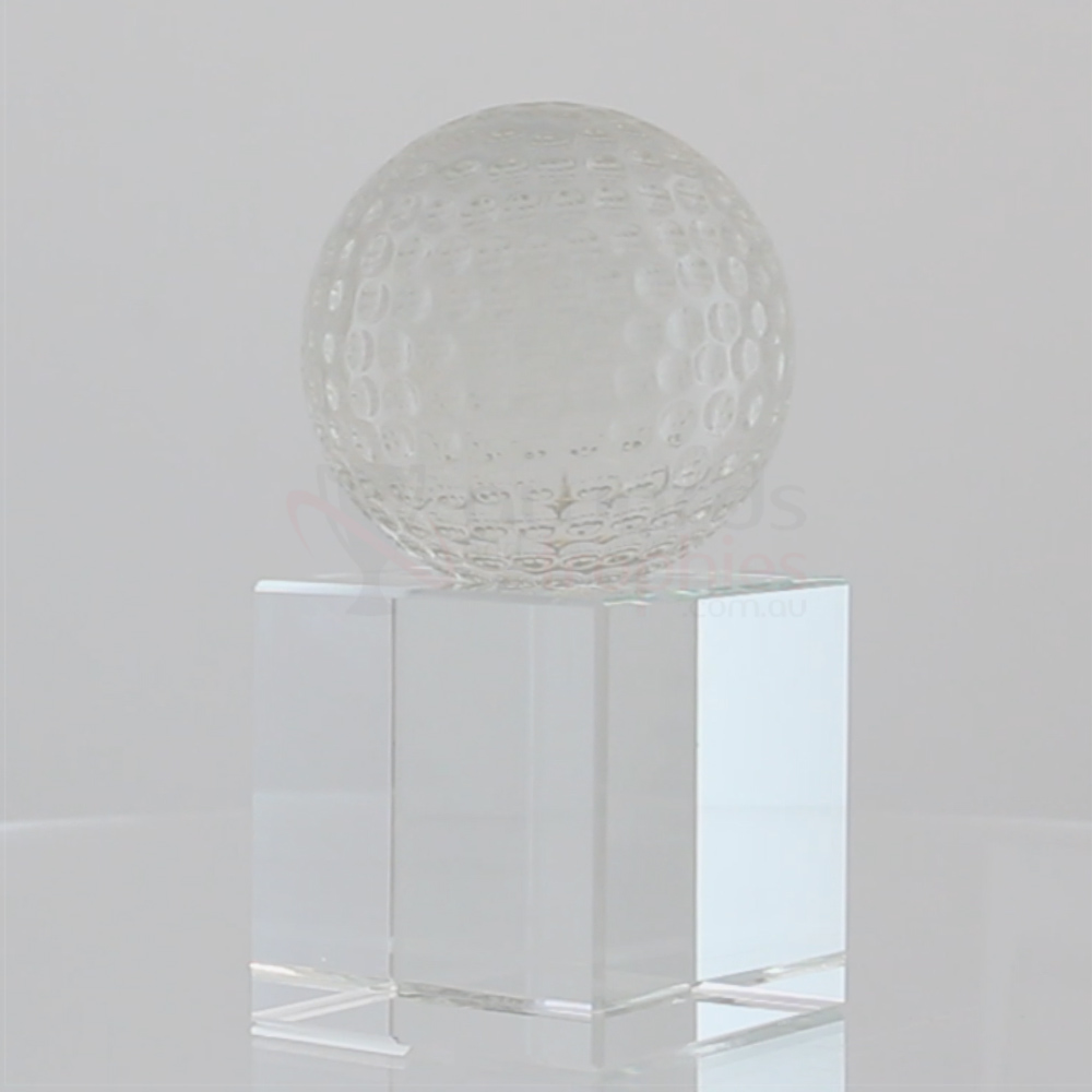 Spinning golf ball by Rikaro Crystal 140mm