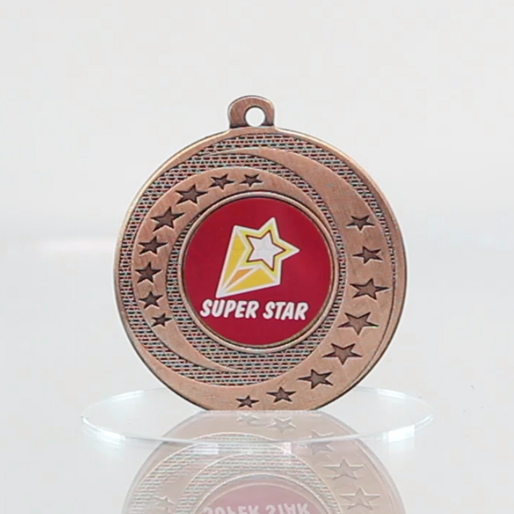 Wayfare Medal Super Star - Bronze 50mm