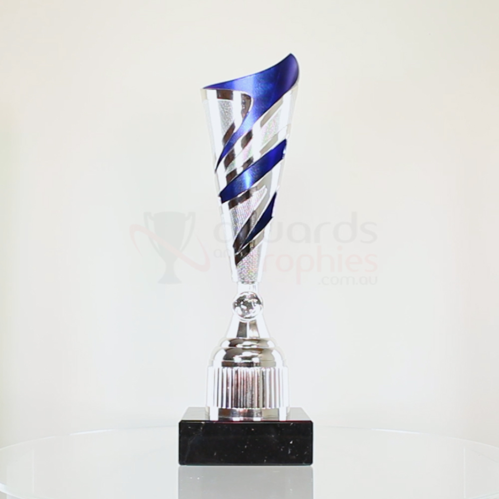 Cyclone Cup Silver / Blue 370mm