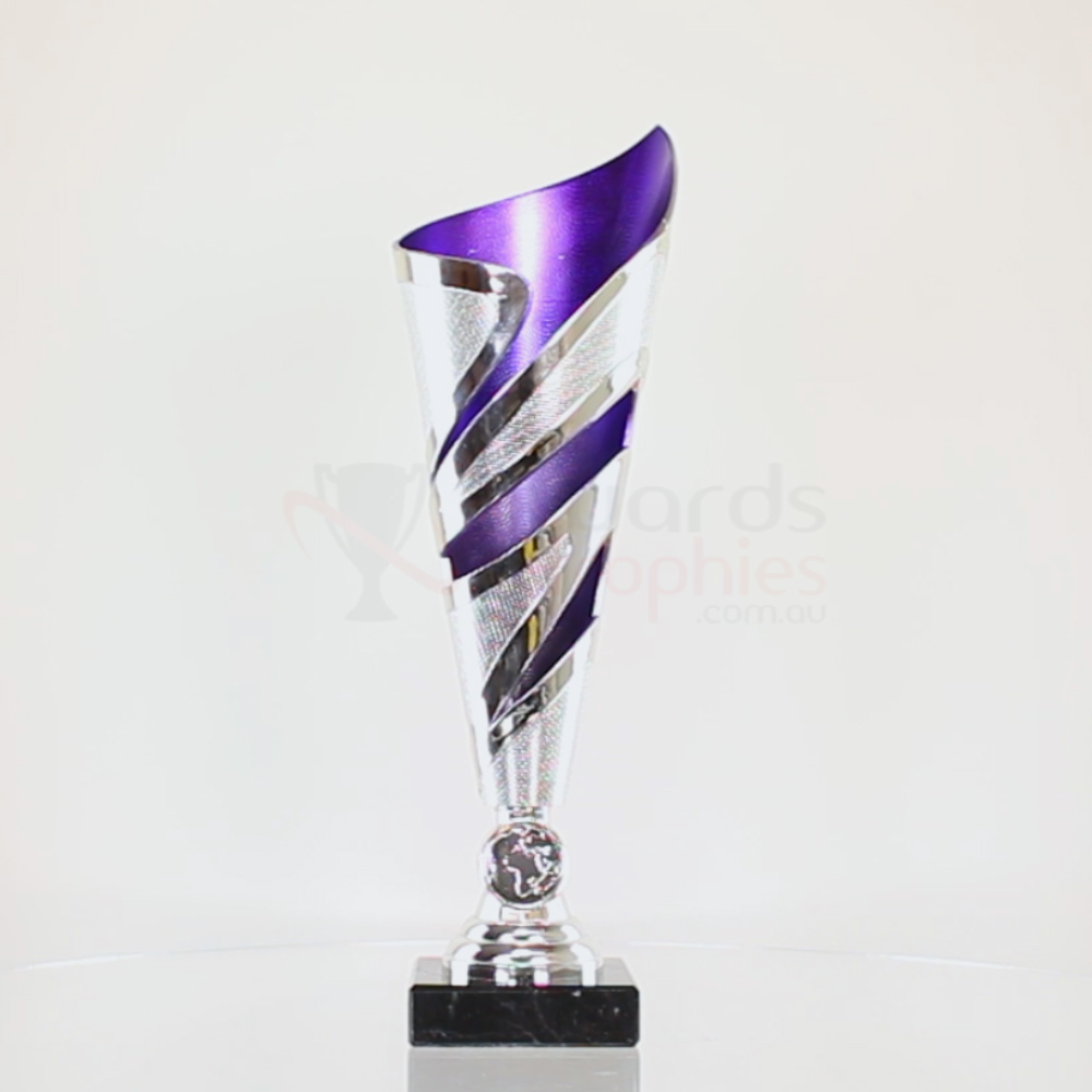 Cyclone Cup Silver / Purple 330mm