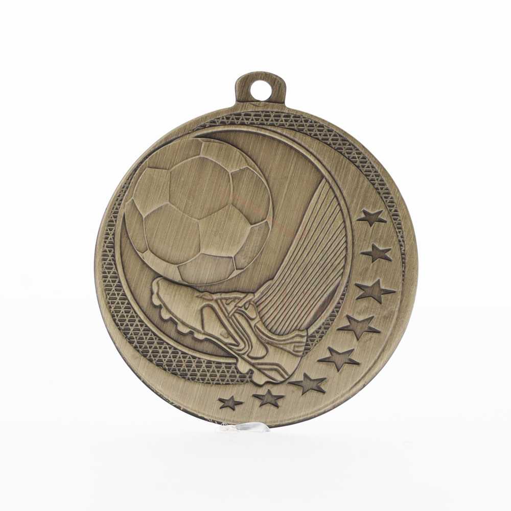 Soccer Wayfare Medal Gold 50mm