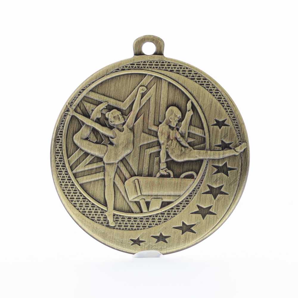 Gymnastics Wayfare Medal Gold 50mm