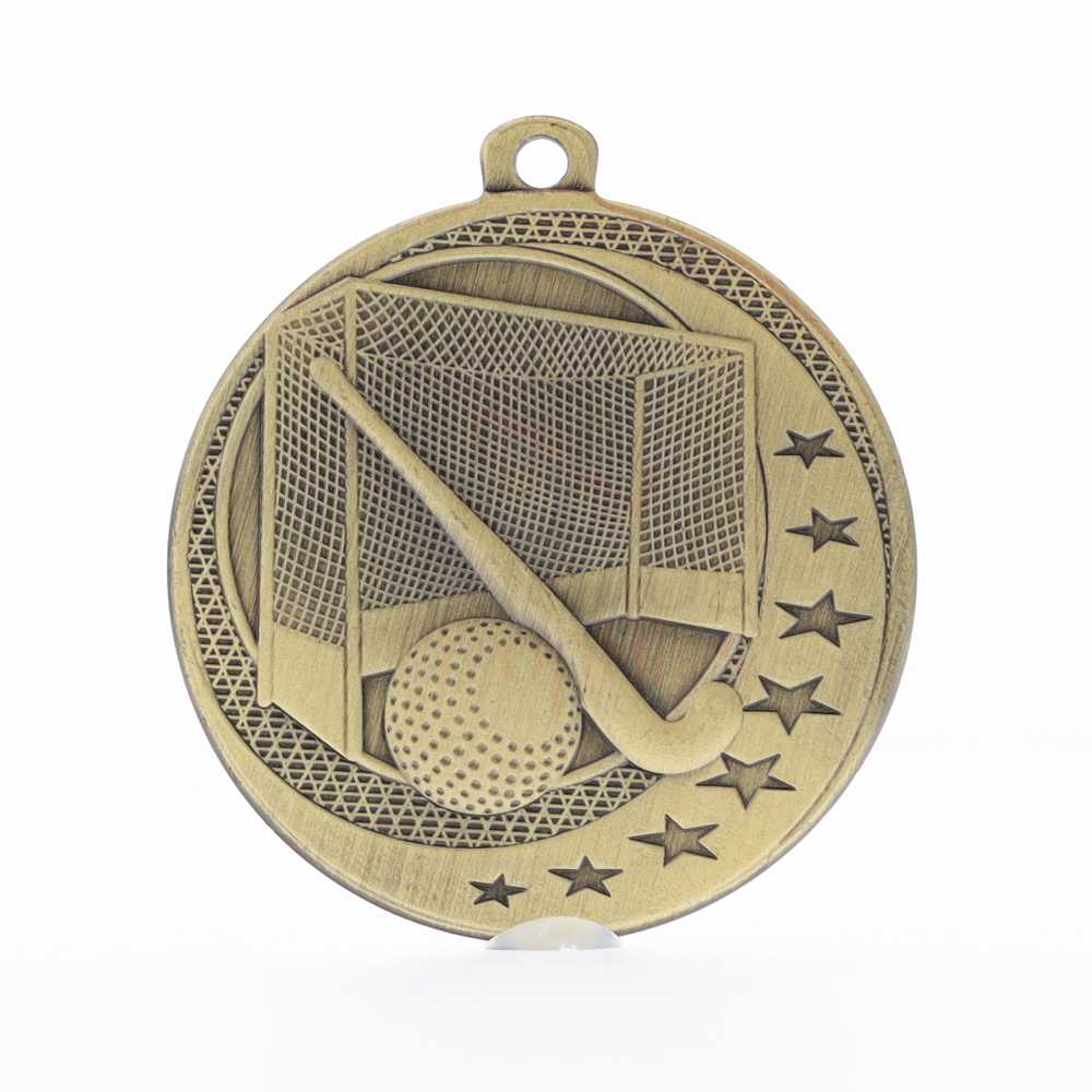 Hockey Wayfare Medal Gold 50mm