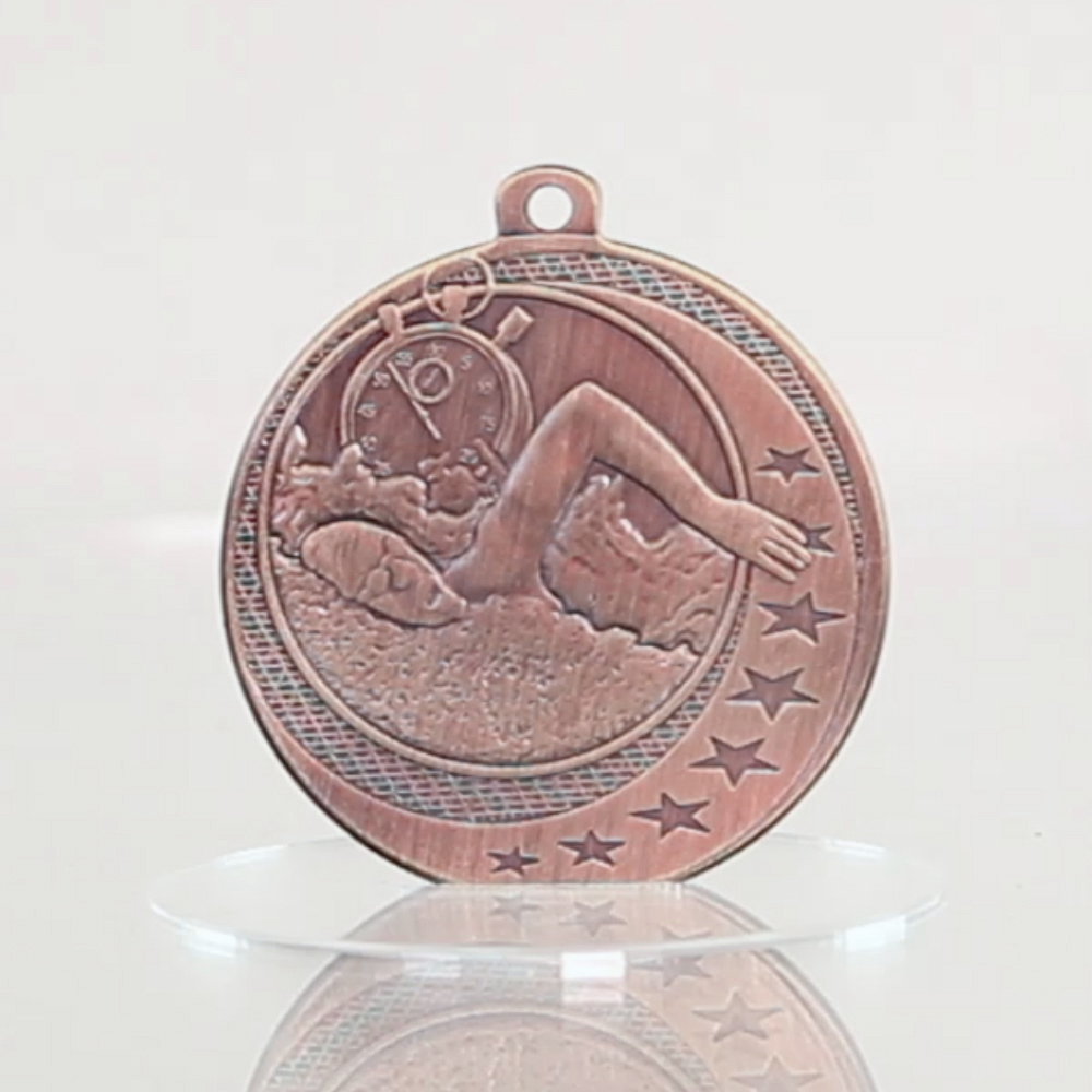 Swimming Wayfare Medal Bronze 50mm