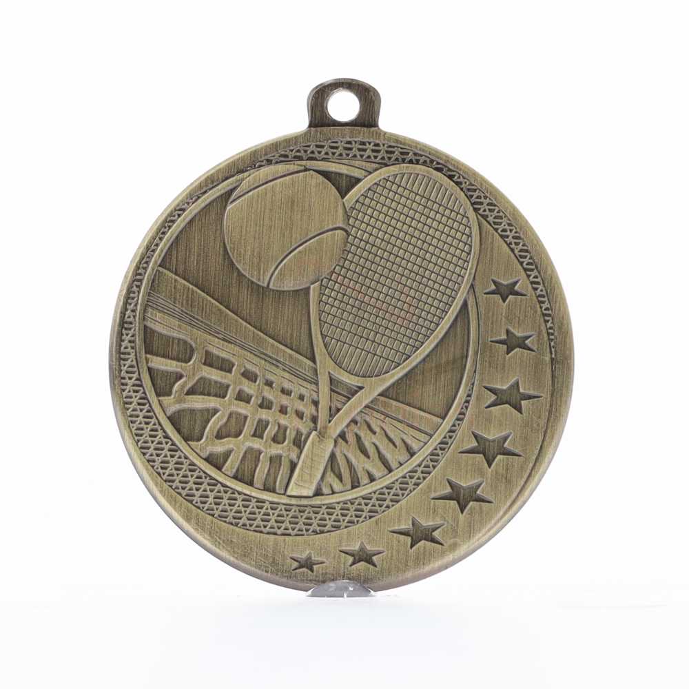Tennis Wayfare Medal Gold 50mm