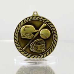 Venture Baseball Medal Gold 60mm