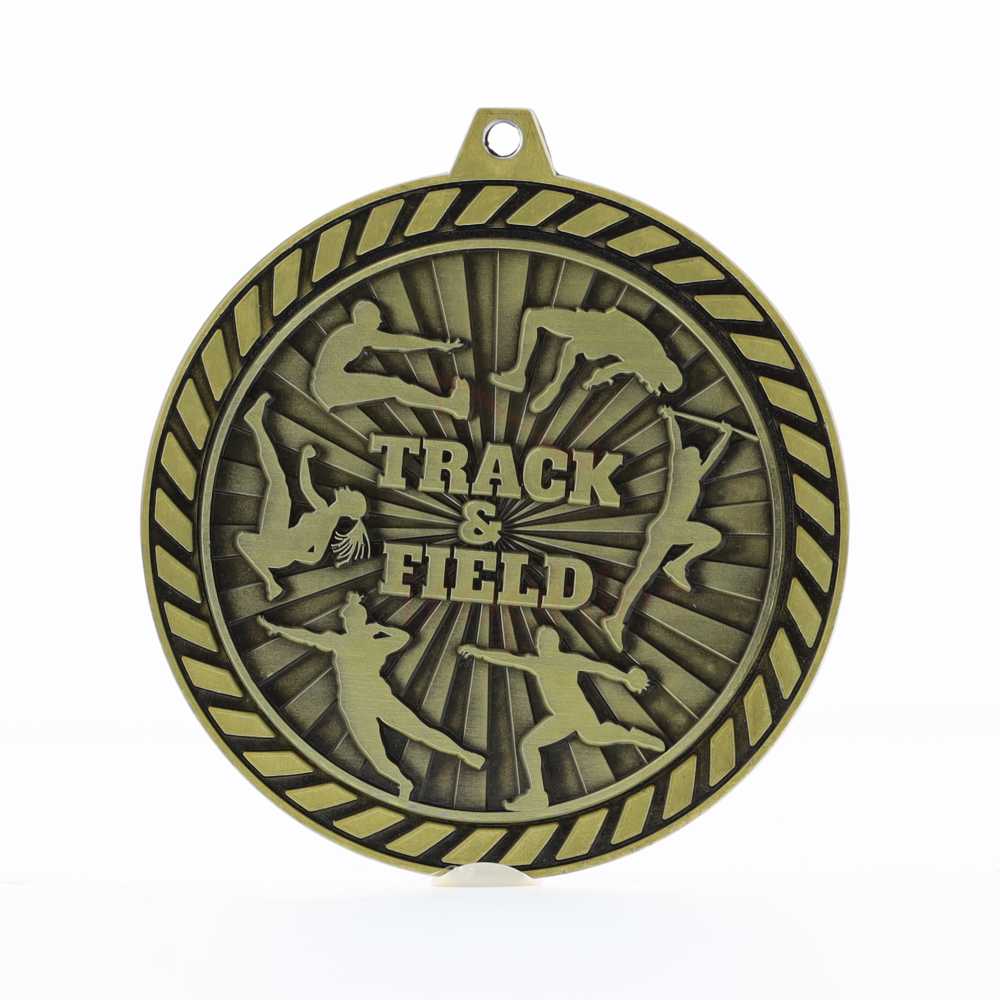 Venture Track & Field Medal Gold 60mm