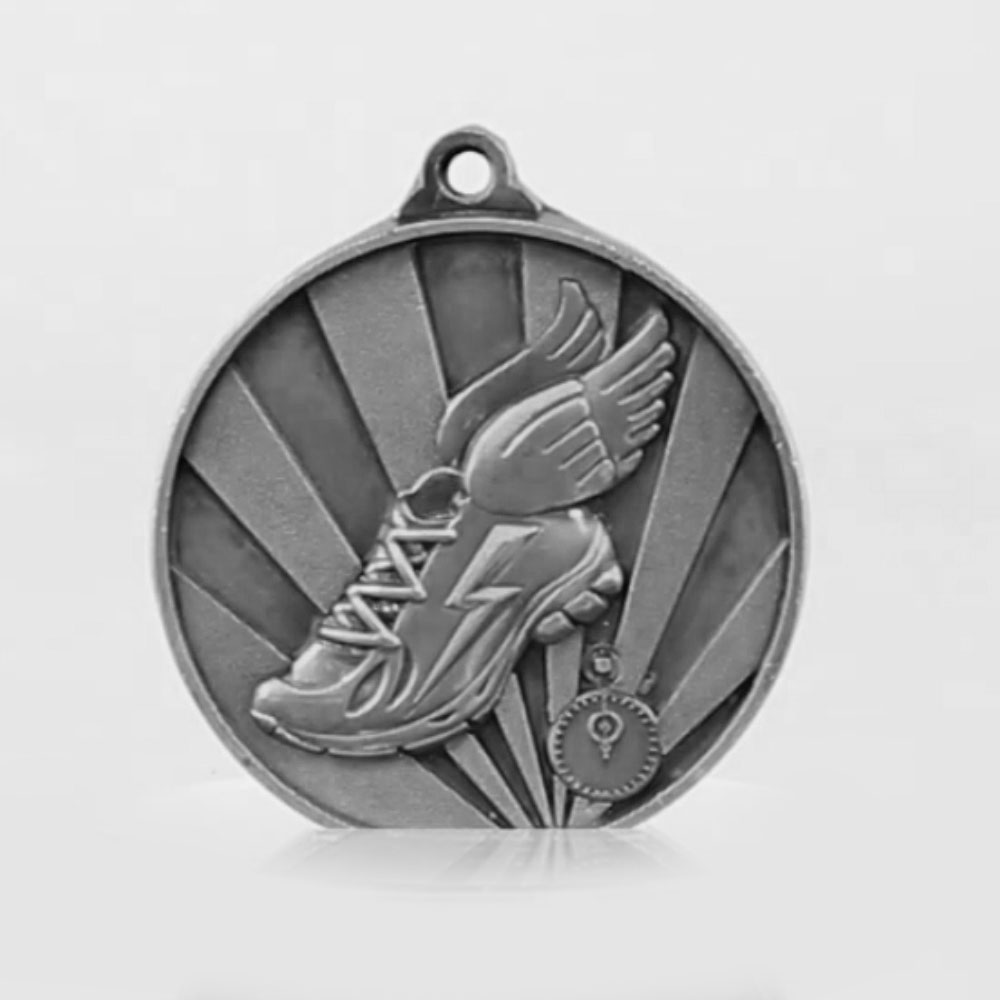 Sunrise Athletics Medal 50mm Silver