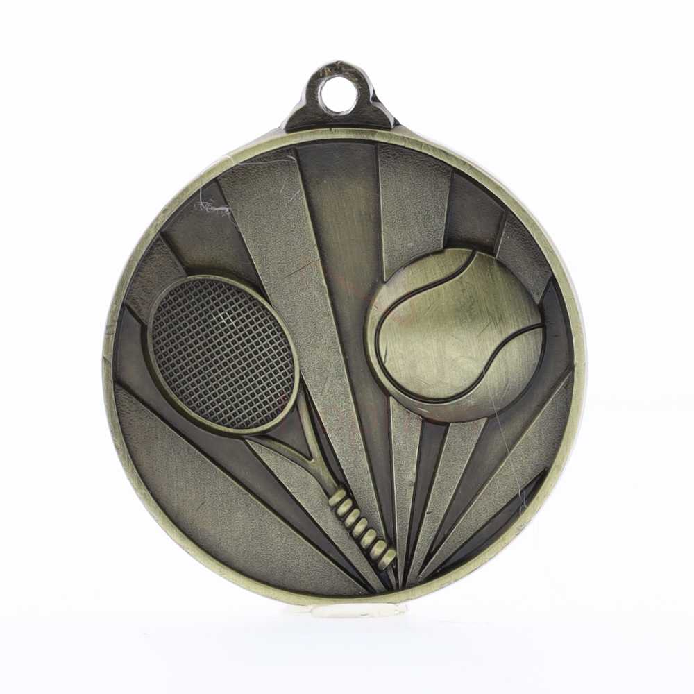 Sunrise Tennis Medal 50mm Gold