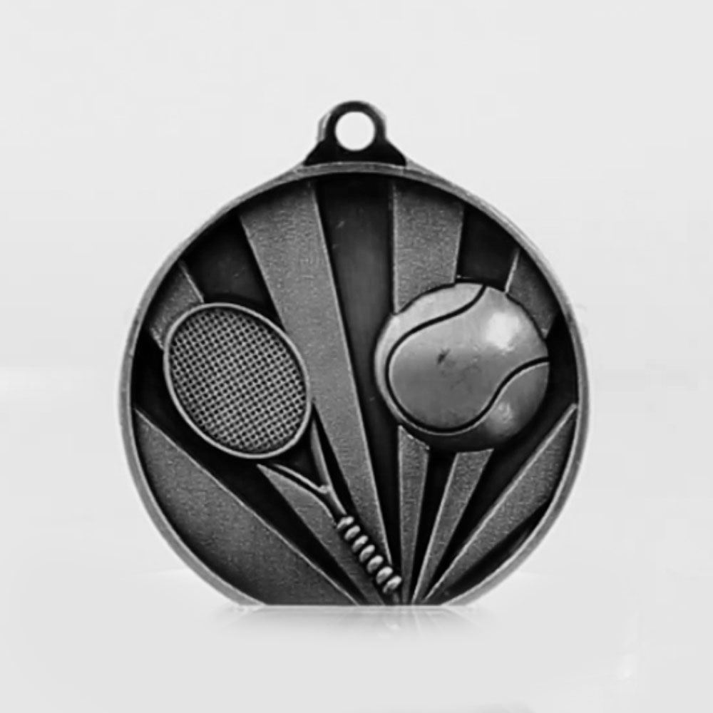 Sunrise Tennis Medal 50mm Silver