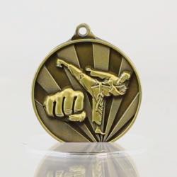 Sunrise Martial Arts Medal 50mm Gold