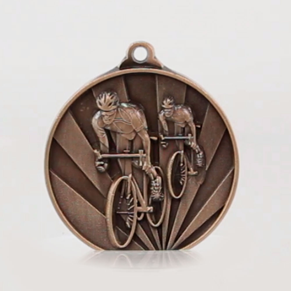 Sunrise Cycling Medal 50mm Bronze