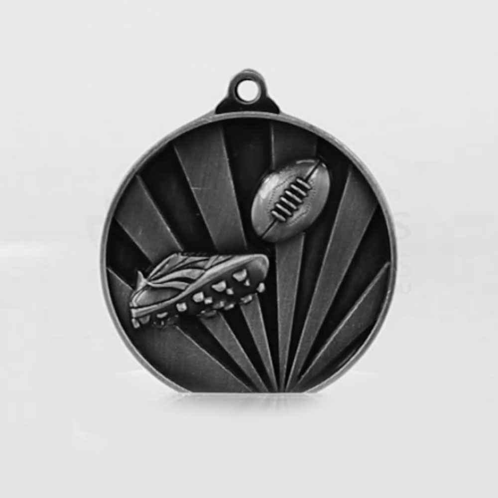 Sunrise AFL Medal 50mm Silver
