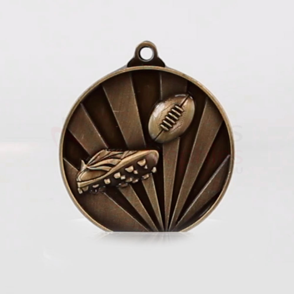 Sunrise AFL Medal 50mm Bronze