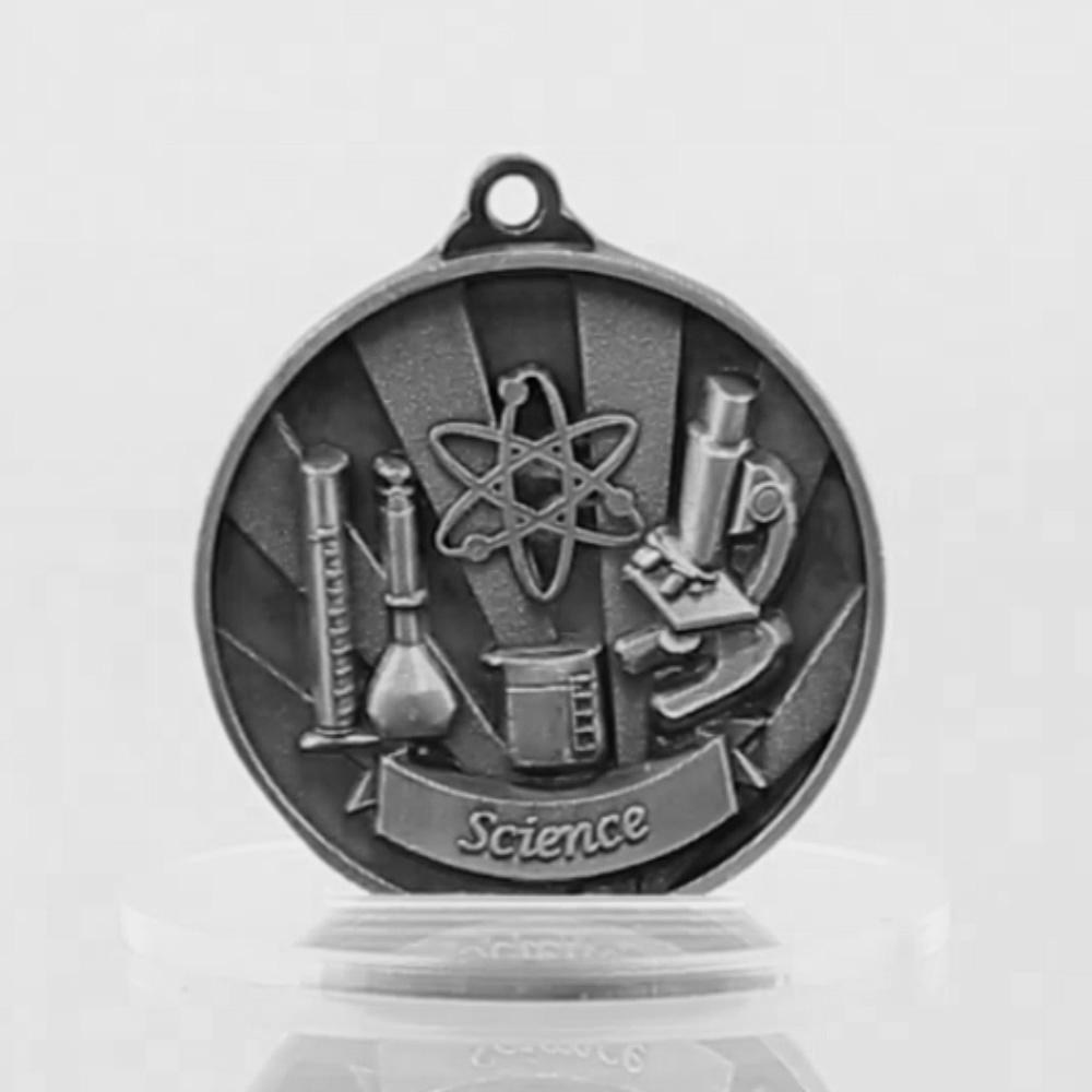 Sunrise Science Medal 50mm Silver