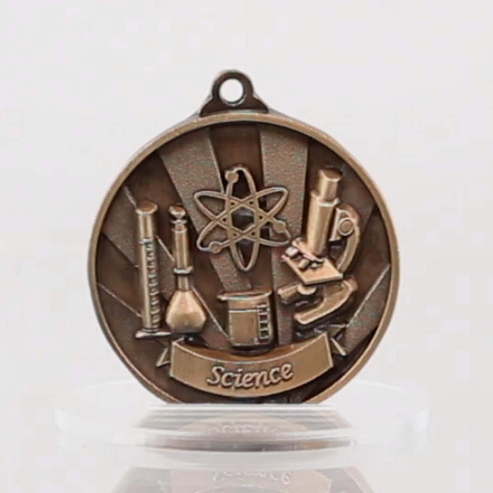 Sunrise Science Medal 50mm Bronze