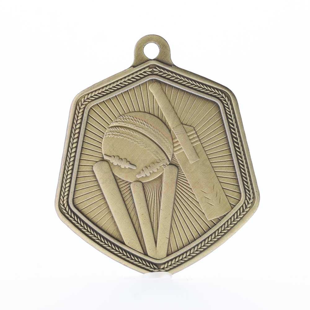 Cricket Falcon Medal Gold 65mm