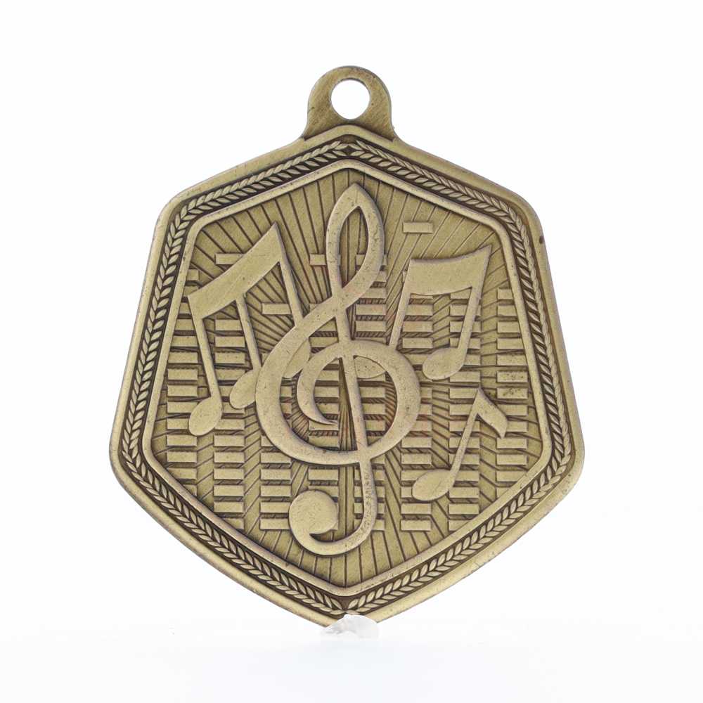 Music Falcon Medal Gold 65mm