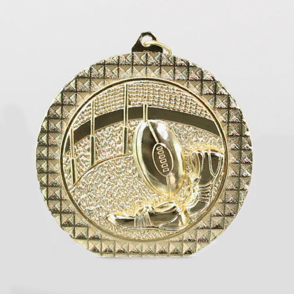 AFL Facet Medal Gold 70mm